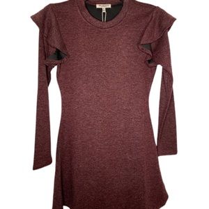 Free Generation LA Burgundy Dress